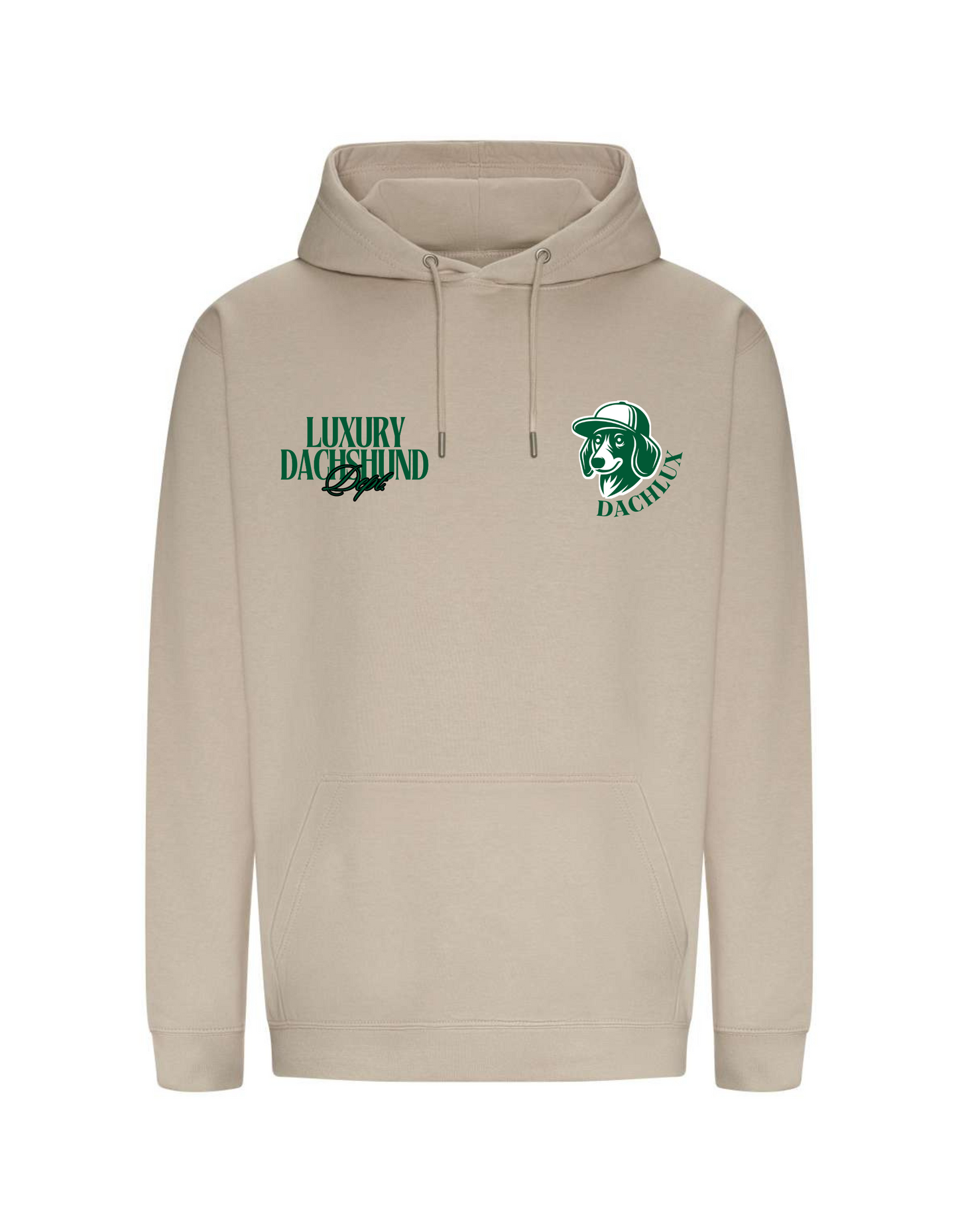 Luxury Dachshund Dept. Organikus Pamut Hoodie - DACHLUX