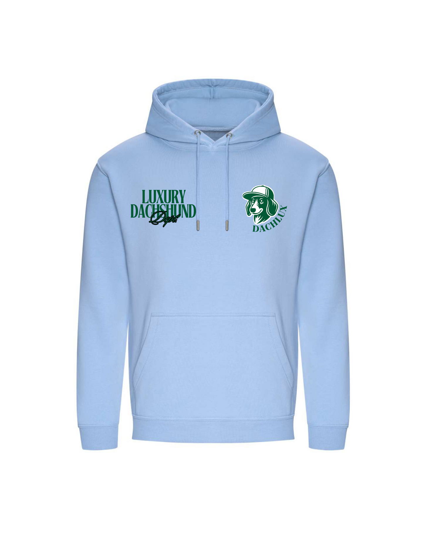 Luxury Dachshund Dept. Organikus Pamut Hoodie - DACHLUX