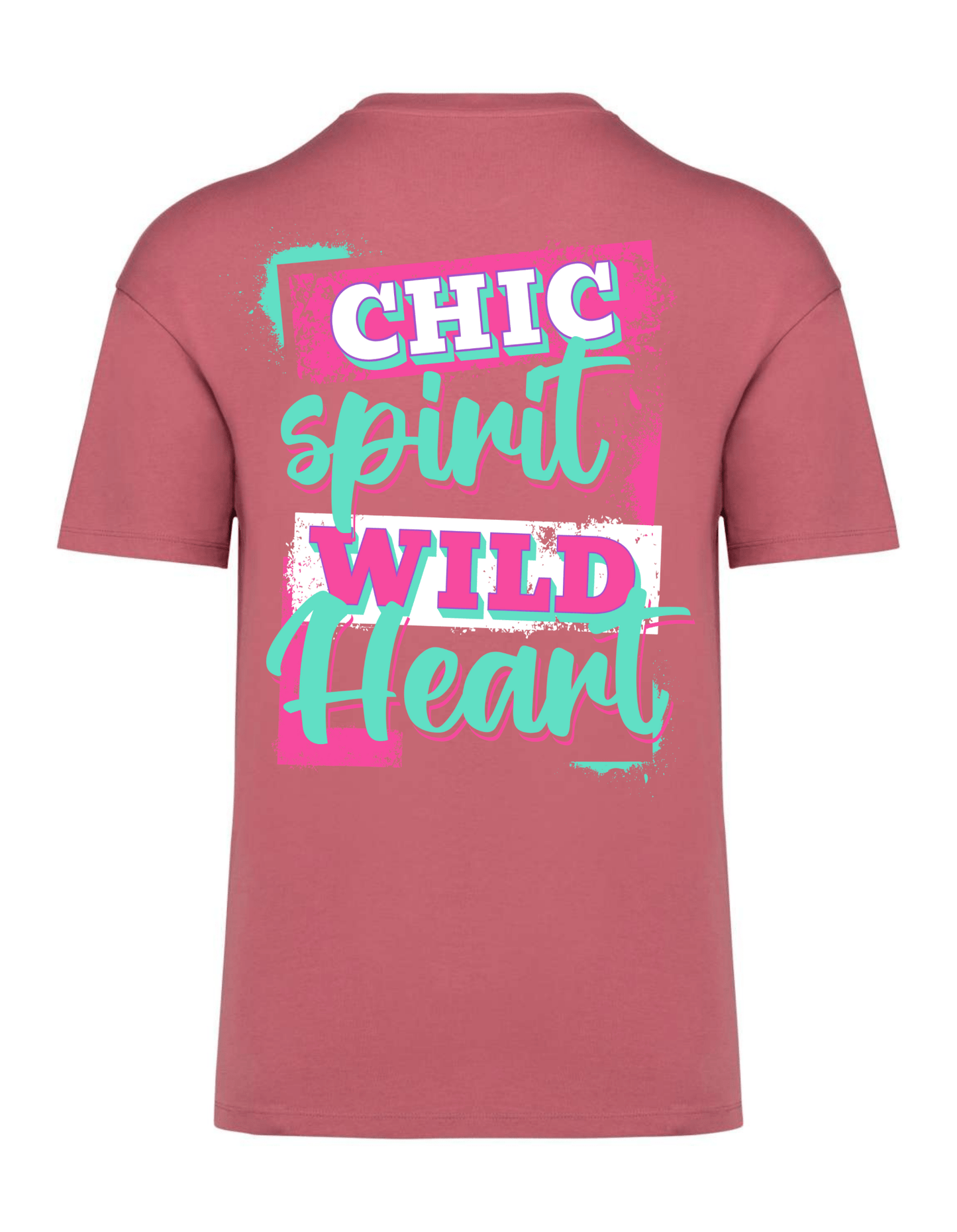 CHIC SPIRIT ANTIQUE ROSE OVERSIZED PÓLÓ - DACHLUX