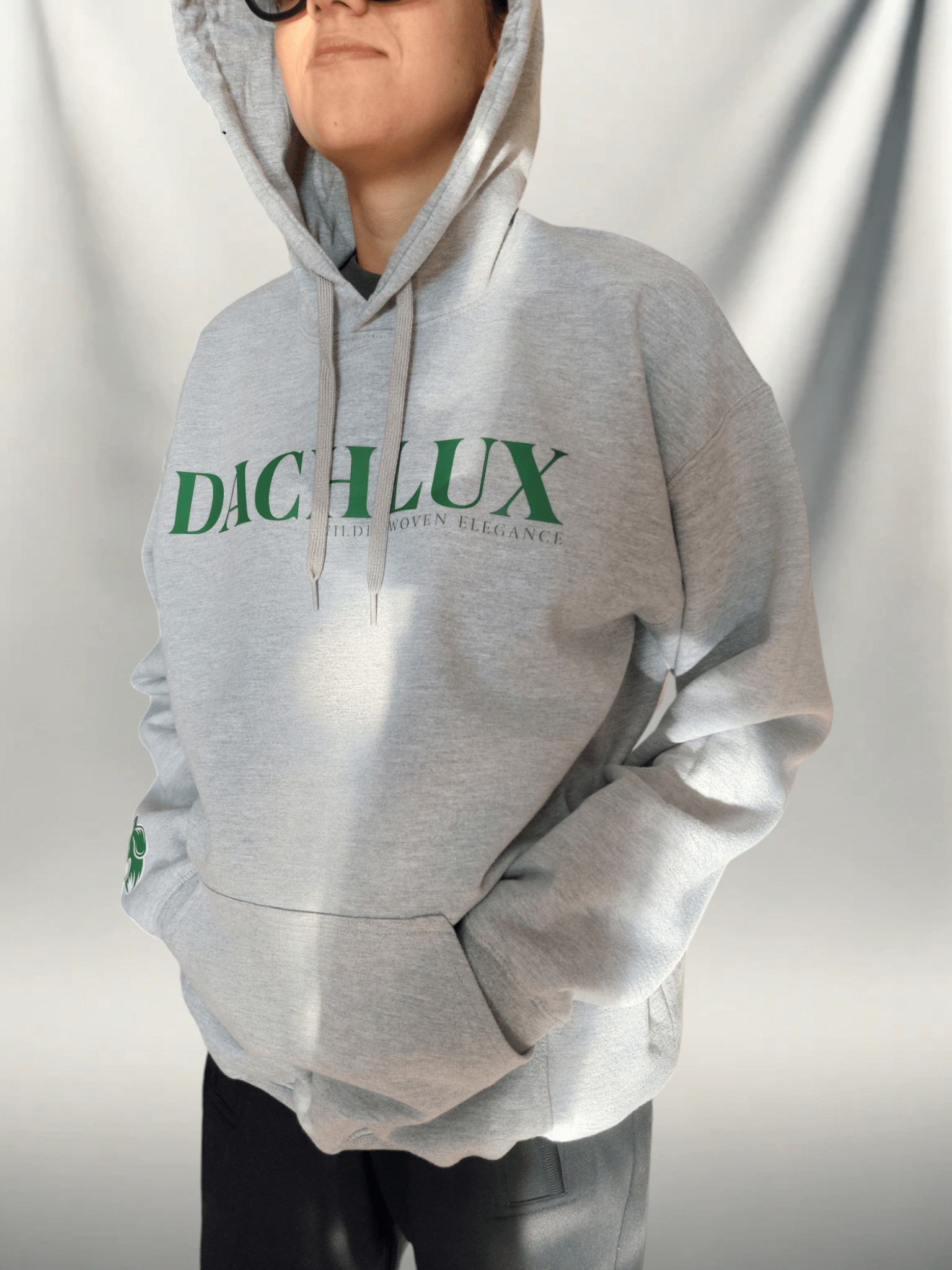 DACHLUX - GREY HOODIE - DACHLUX
