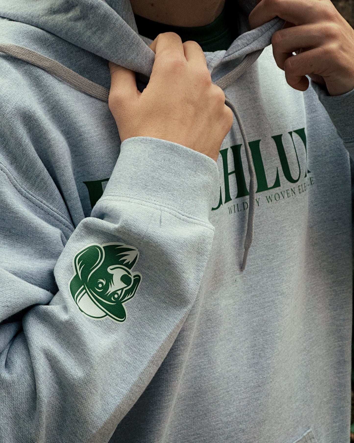 DACHLUX - GREY HOODIE - DACHLUX