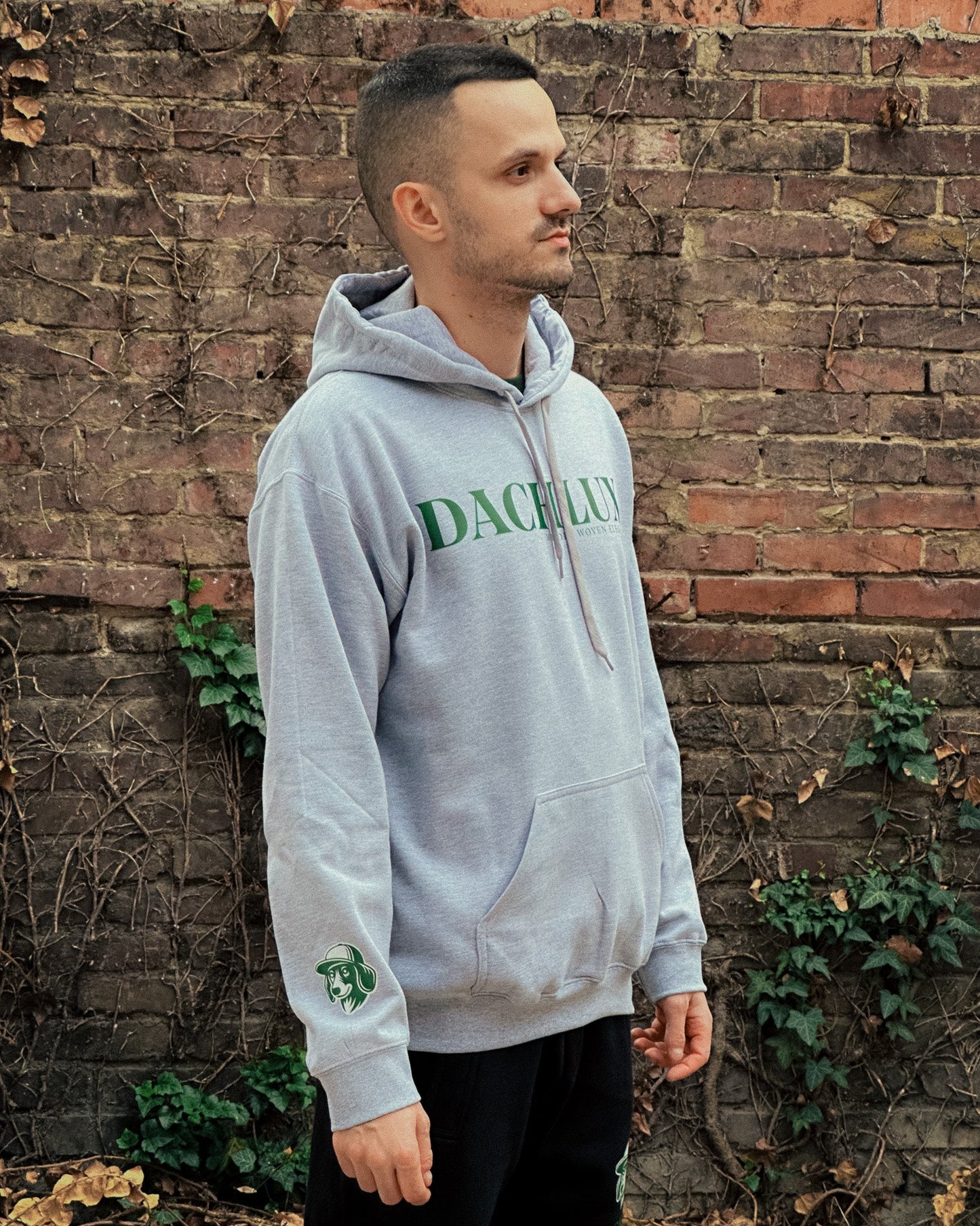 DACHLUX - GREY HOODIE - DACHLUX