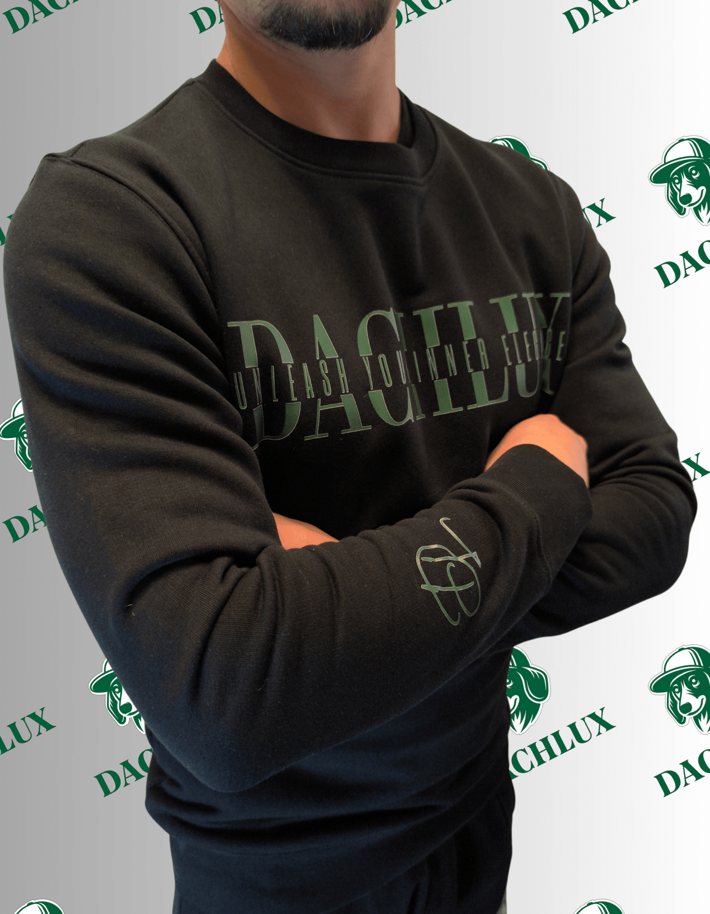 DACHLUX - UNLEASH BLACK SWEATSHIRT - DACHLUX