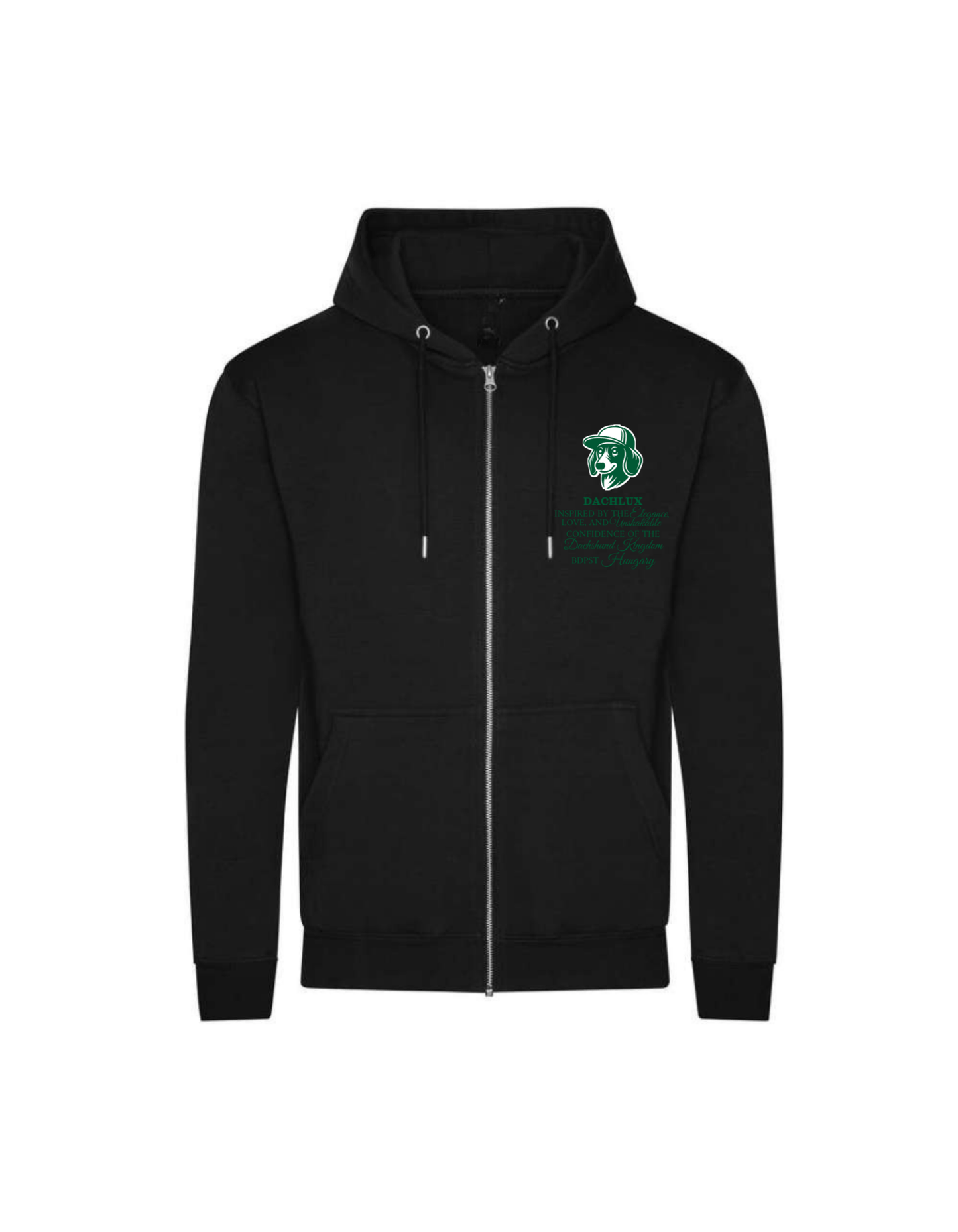 Inspired By Organic Zipper Hoodie - DACHLUX
