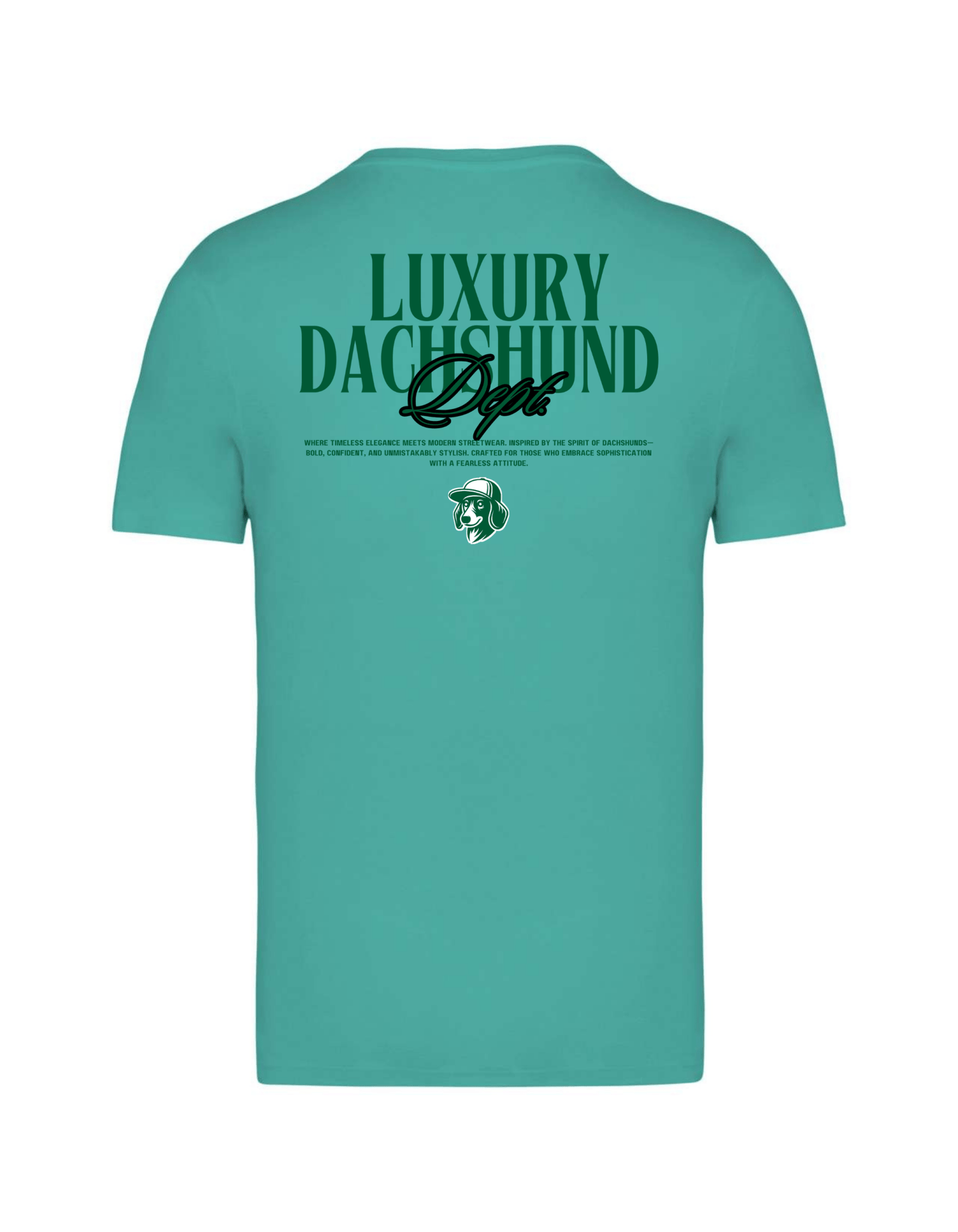 Luxury Dachshund Dept. Organikus Pamut Póló - DACHLUX