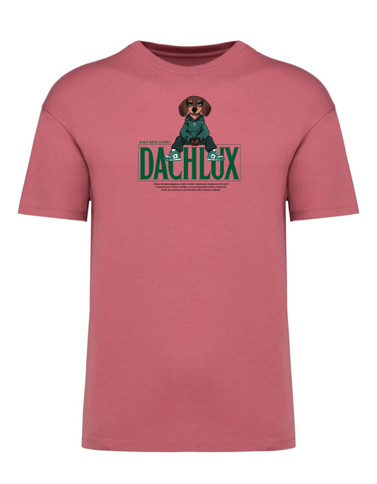 Sitting on Sign Shoulder Loose Póló - DACHLUX