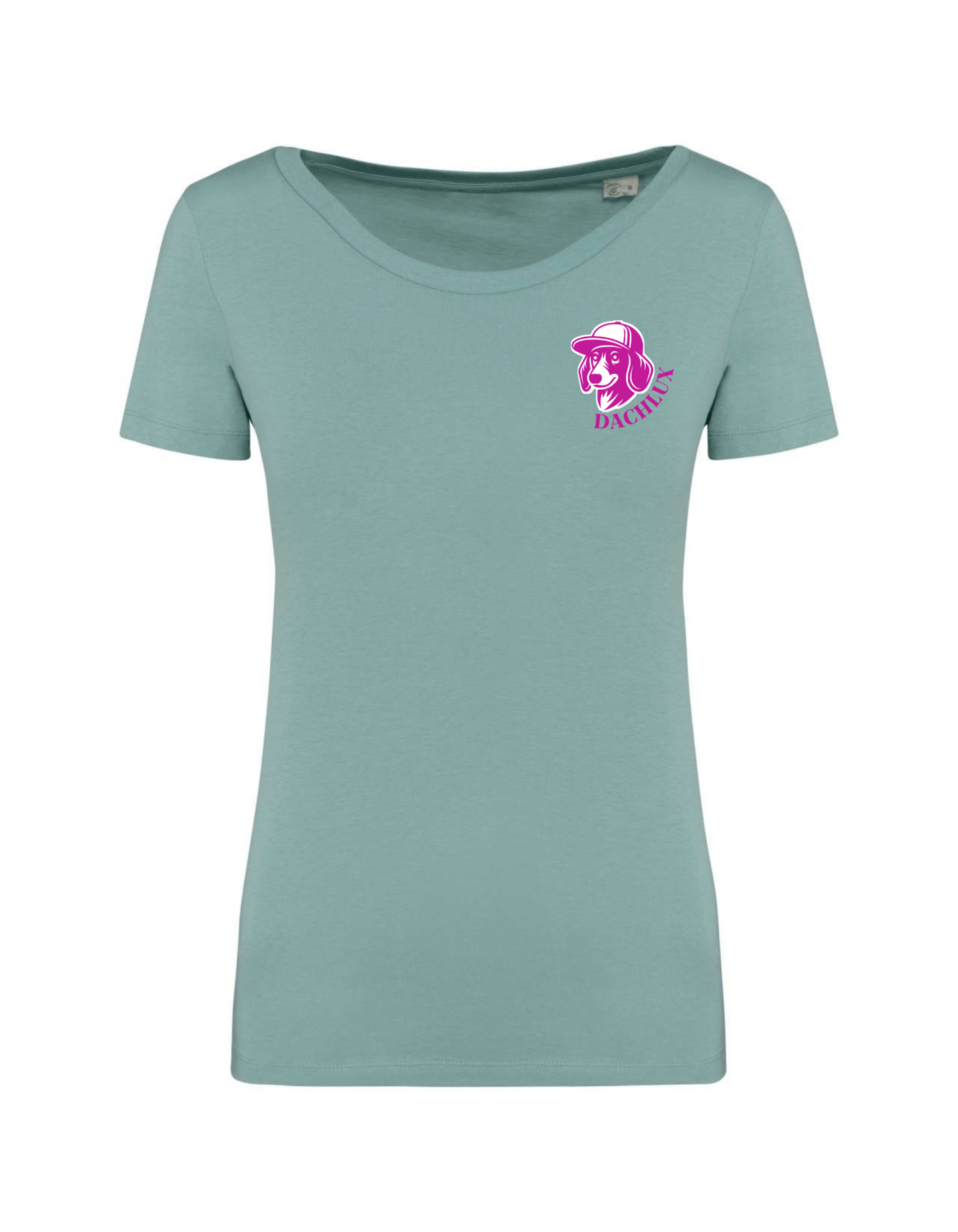 The Basic With Royal Pink Logo Női Póló - DACHLUX