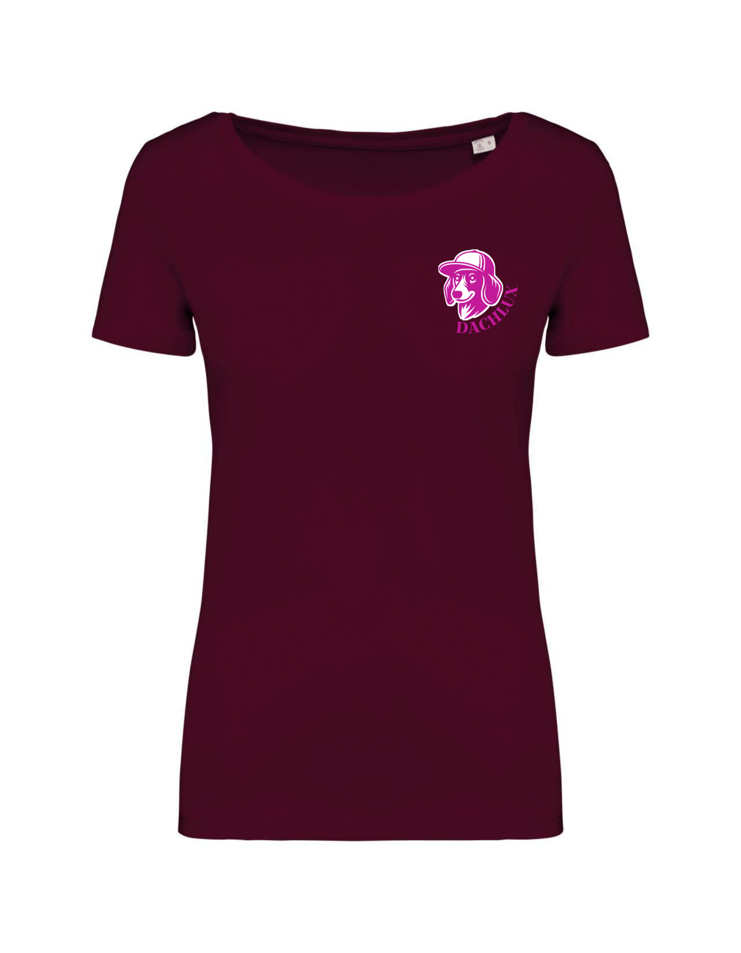 The Basic With Royal Pink Logo Női Póló - DACHLUX