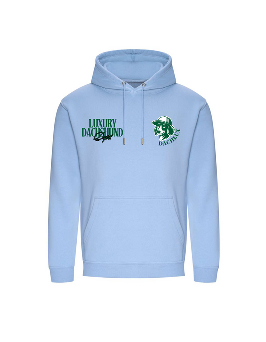 Luxury Dachshund Dept. Organikus Pamut Hoodie - DACHLUX