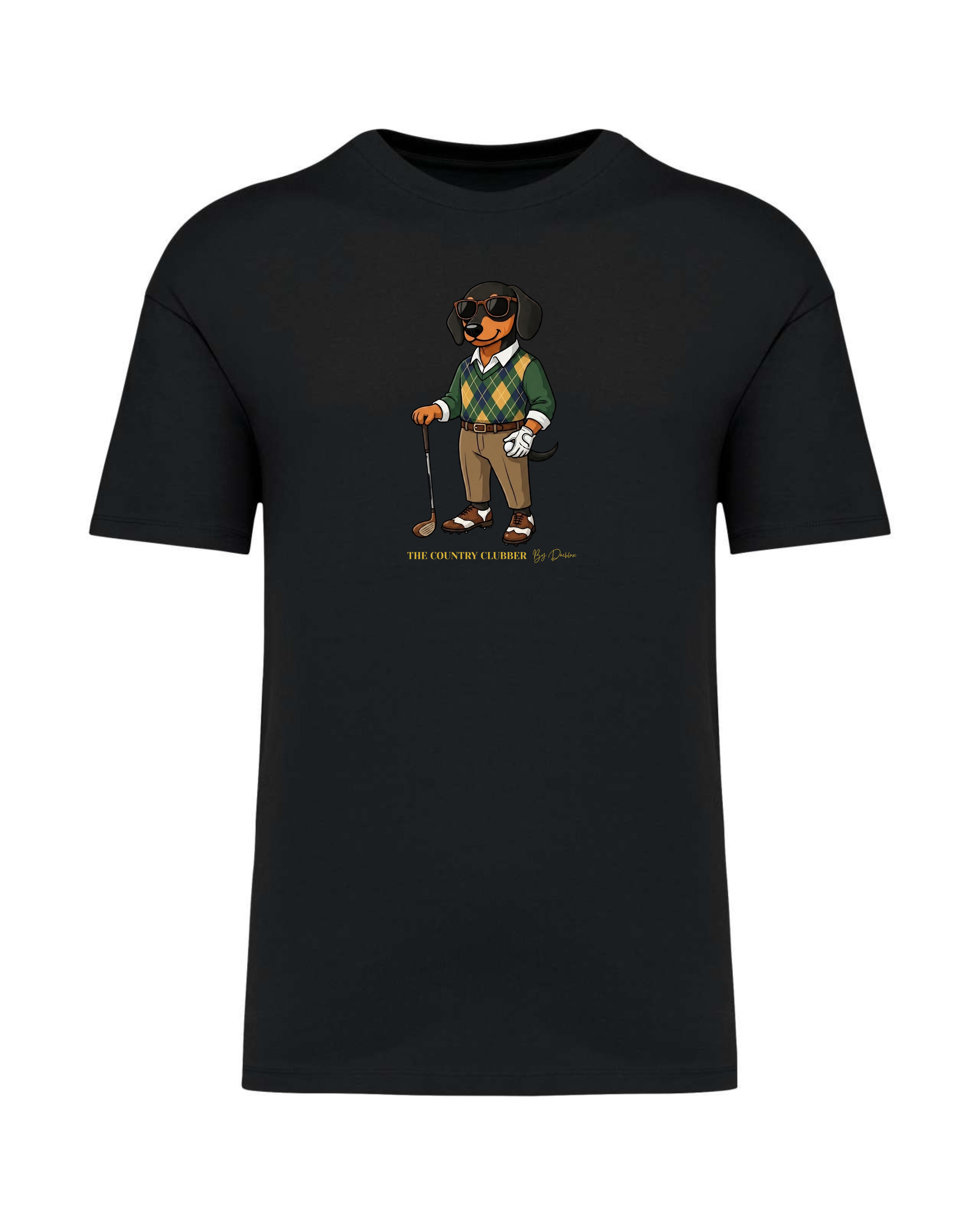 THE COUNTRY CLUBBER  Tacskó Póló DACHLUX T-Shirt