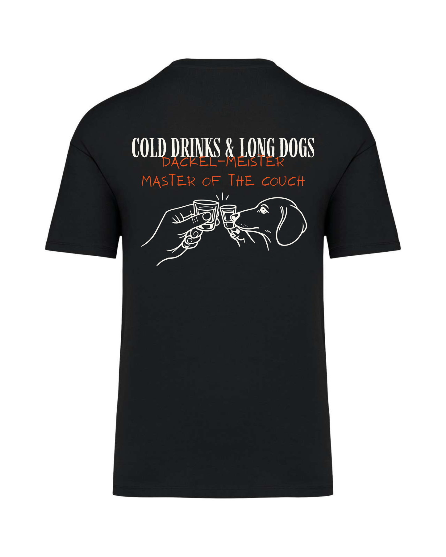 Dackel-Meister Shoulder Loose Póló DACHLUX T-Shirt