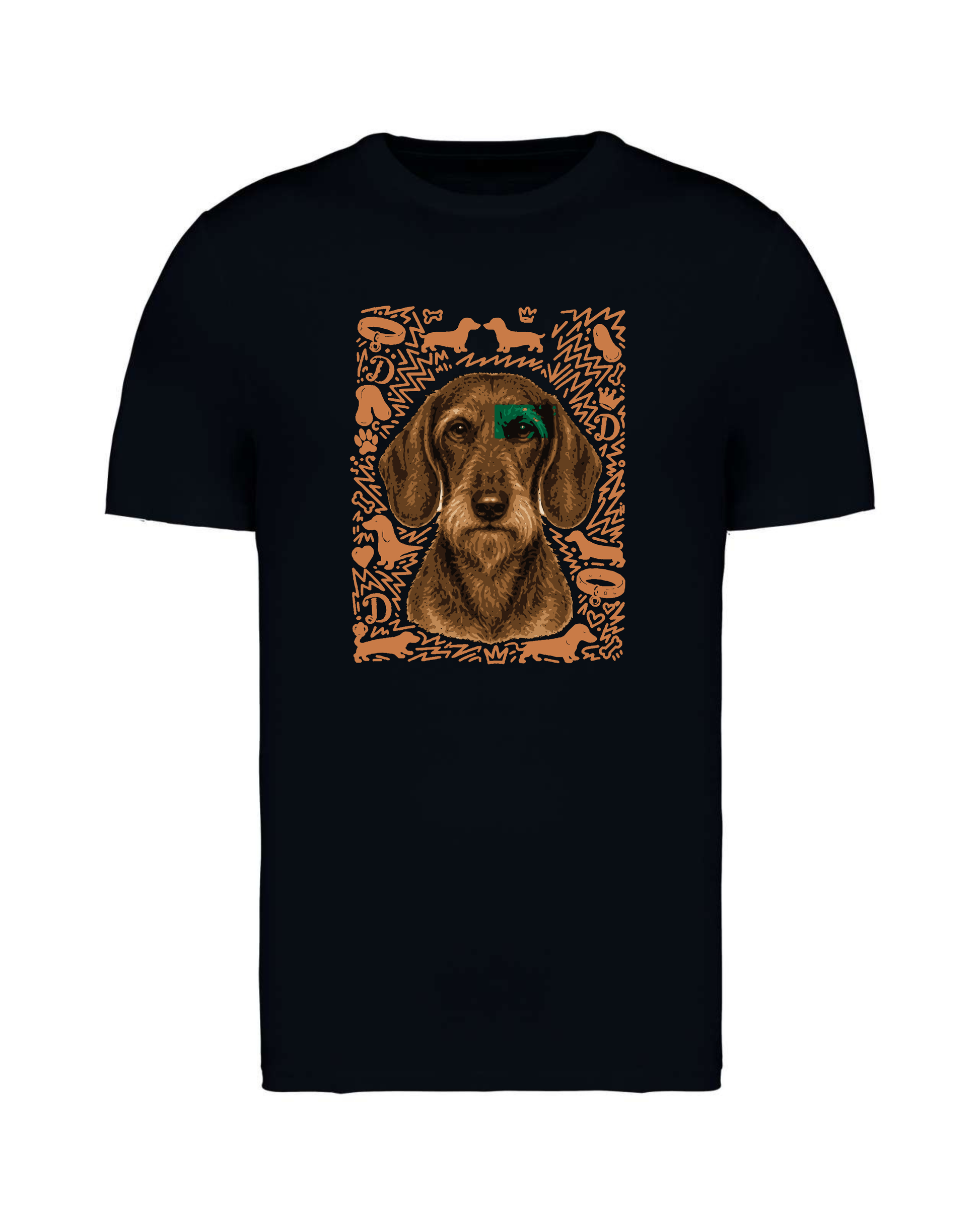 ROGUE Line Art Organikus Pamut Póló DACHLUX T-Shirt