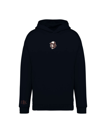 tacskós oversized hoodie dachlux 
dachshund hoodie luxury streetwear 
