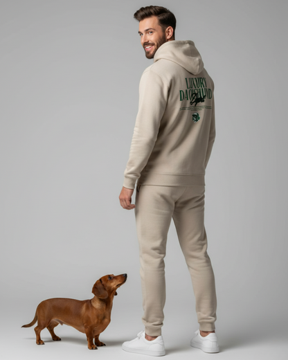 Luxury Dachshund Dept. Organikus Pamut Hoodie - DACHLUX