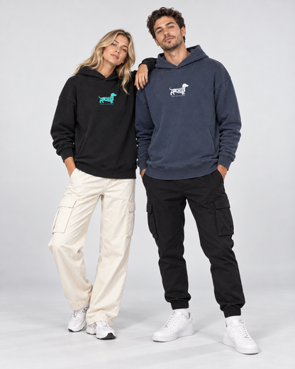 Sziluett Washed Effect Oversized Hoodie DACHLUX Hoodie