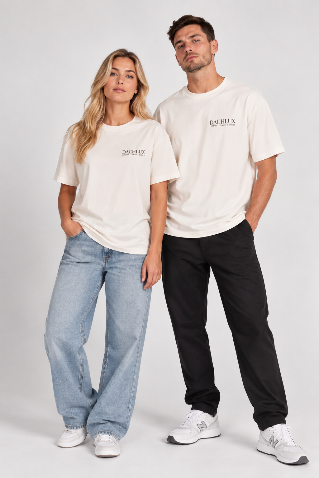 Luxury Dach's Dept Shoulder Loose Póló DACHLUX T-Shirt