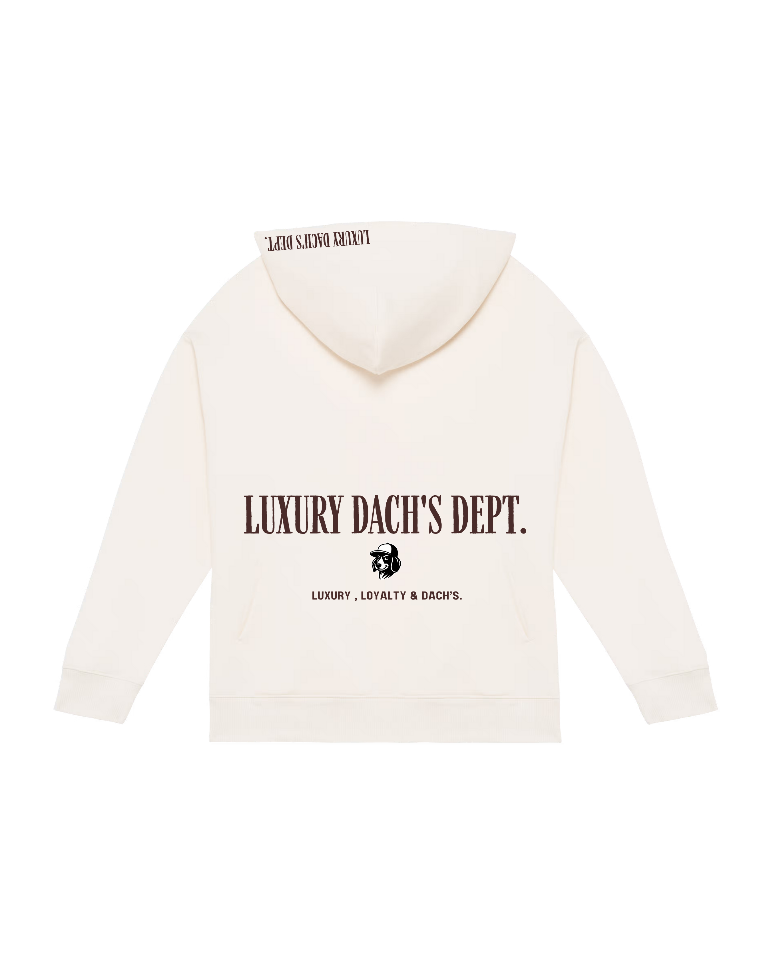 tacskós oversized hoodie dachlux ivory
dachshund hoodie luxury streetwear ivory